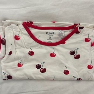 Kyte BABY Red Cherry Pajama Set